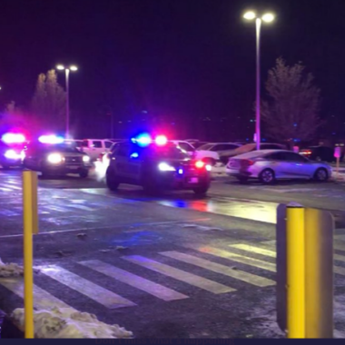 District 6 personnel participating in a Christmas Eve “Parade of Lights” for patients and staff at the Central Washington Hospital in Wenatchee.